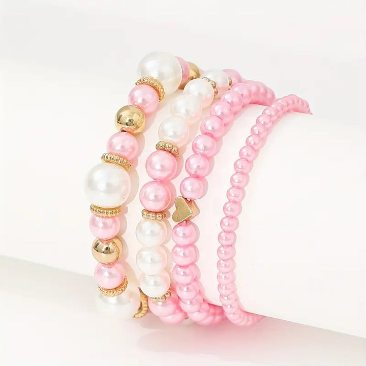 PEARL HARMONY BRACELET | TOGETHER AGAINST BREAST CANCER (1+1 FREE)