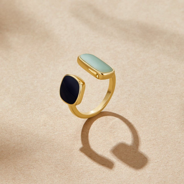 ECHO | MODERN TWO-TONE STATEMENT RING