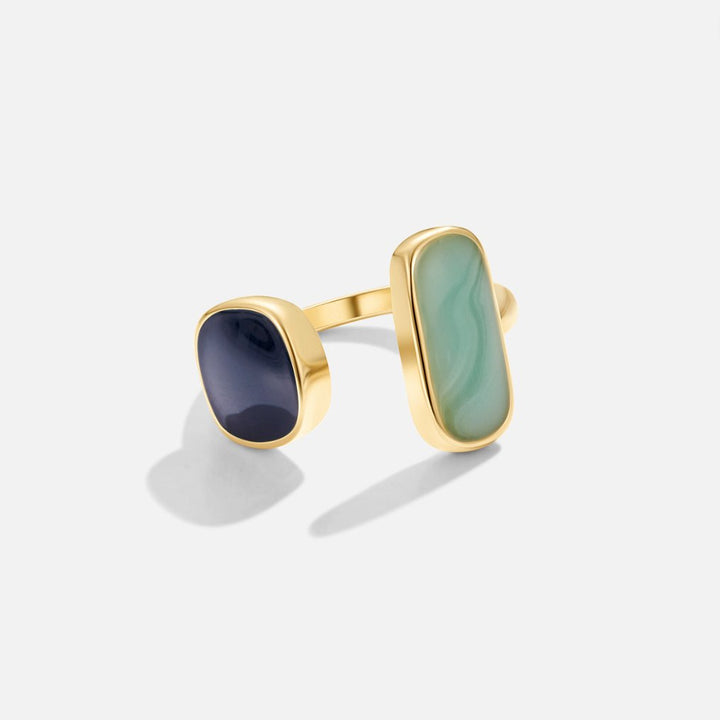 ECHO | MODERN TWO-TONE STATEMENT RING