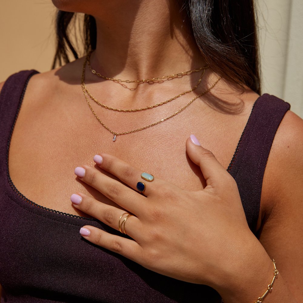 ECHO | MODERN TWO-TONE STATEMENT RING