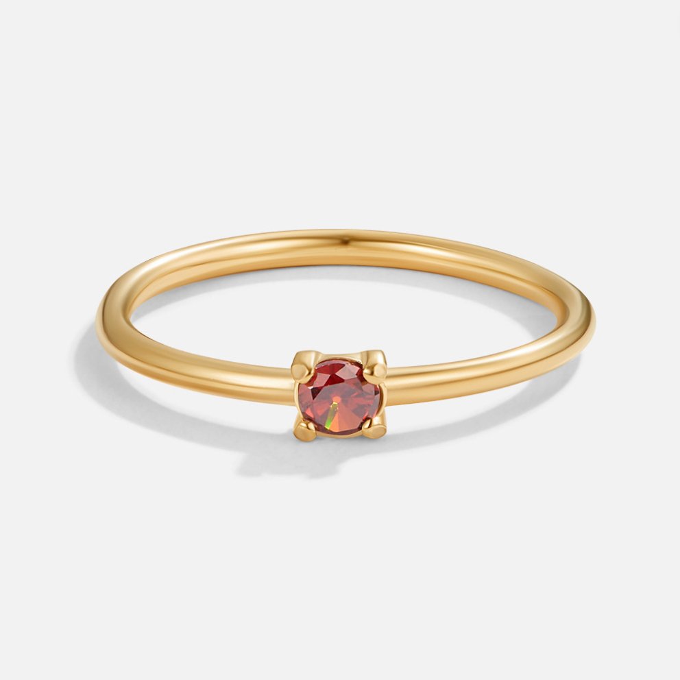BIRTHSTONE GOLD RING