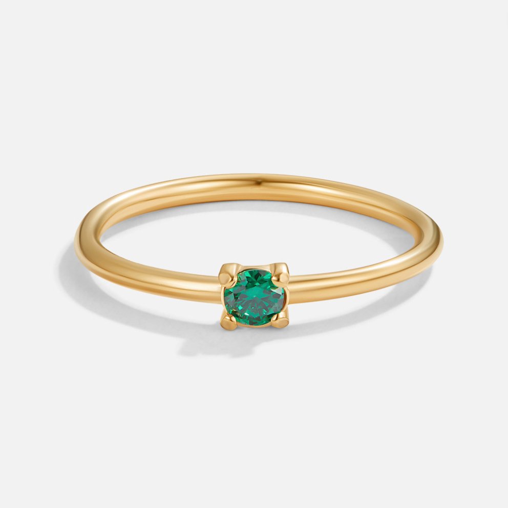 BIRTHSTONE GOLD RING