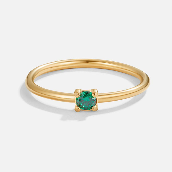 BIRTHSTONE GOLD RING
