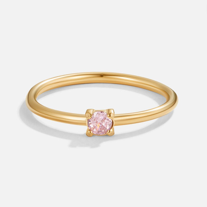 BIRTHSTONE GOLD RING