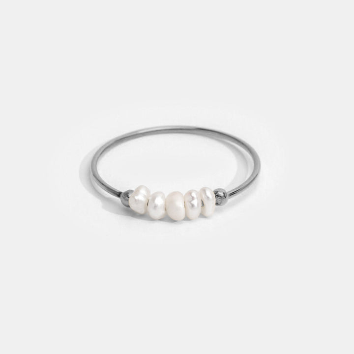 PEARLA | CLASSIC SILVER FRESHWATER PEARL RING