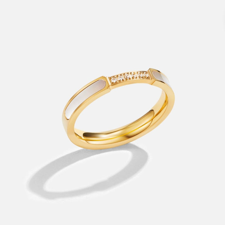 IVORYA | MINIMAL LUXE INLAY RING