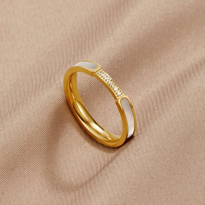 IVORYA | MINIMAL LUXE INLAY RING