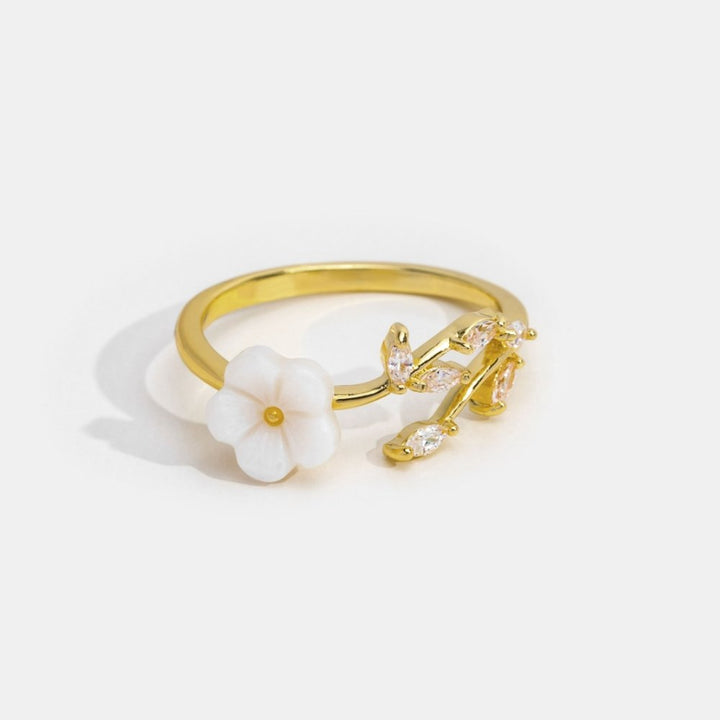 BLOSSOM | SPRING-INSPIRED WHITE PETAL RING