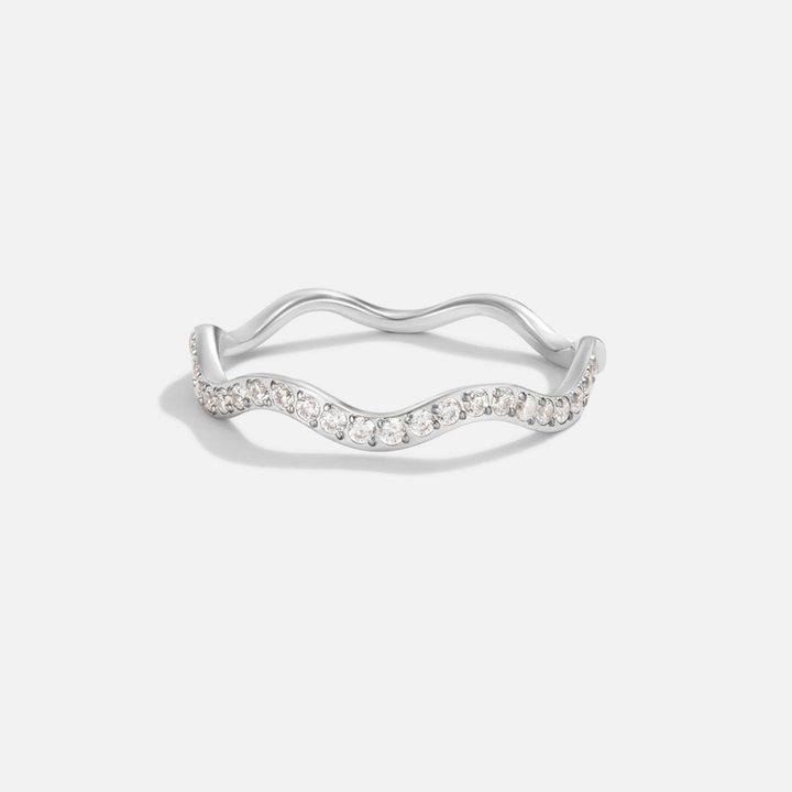ZENYA | MODERN SILVER RIPPLE RING